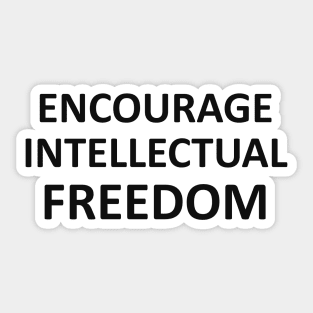 Encourage Intellectual Freedom OG Sticker